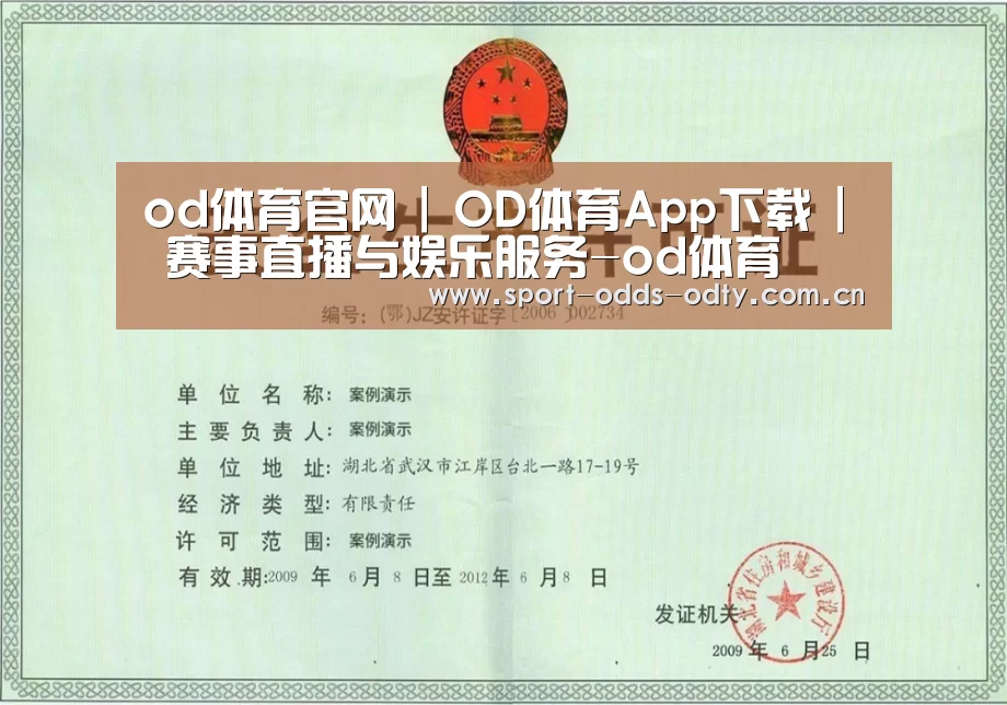 od体育下载荣誉证书三(图1)